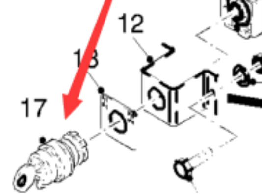 铣刨机钥匙开关(|点火开关)27402