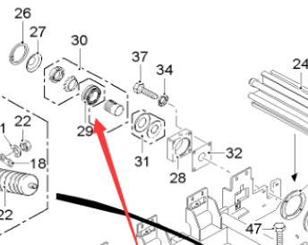 铣刨机折返辊轴承1387