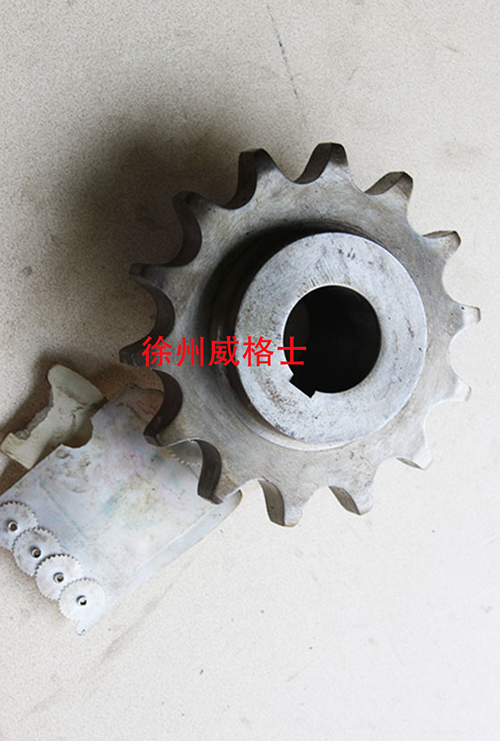 陕建ABG摊铺机搅龙轴上部链轮(单键)80844509 陕建ABG摊铺机搅龙轴上部链轮(单键)80844509