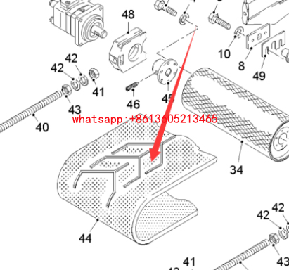 铣刨机初级输料皮带B800,52890 铣刨机初级输料皮带B800,52890